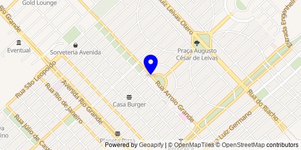 Mapa de Arroio Grande - Fisioterapeutas