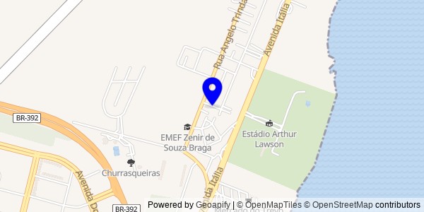 Mapa de São José do Norte - Nutricionistas