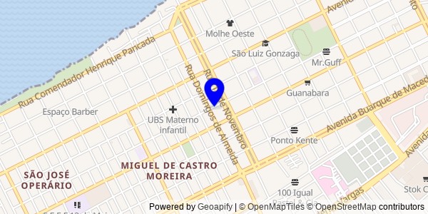 Mapa de Bento Gonçalves - Nutricionistas