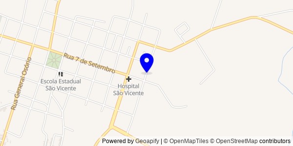 Mapa de Coronel Pilar - Nutricionistas