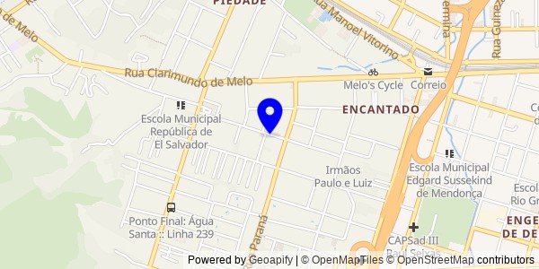 Mapa de Fagundes Varela - Fisioterapeutas