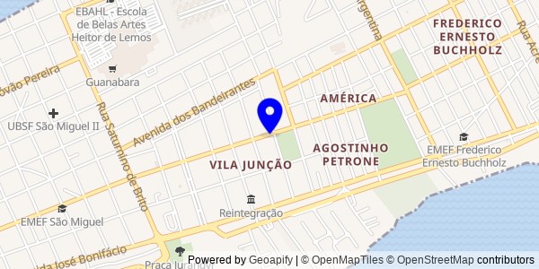 Mapa de Pinto Bandeira - Nutricionistas