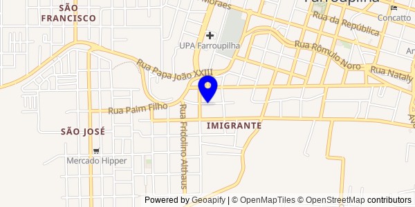 Mapa de Serafina Corrêa - Nutricionistas