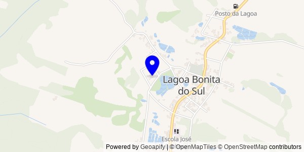 Mapa de Lagoa Bonita do Sul - Fisioterapeutas