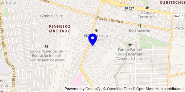 Mapa de Pantano Grande - Nutricionistas