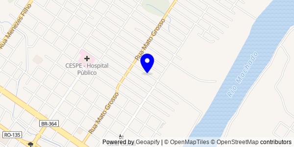 Mapa de Jaru - Fisioterapeutas