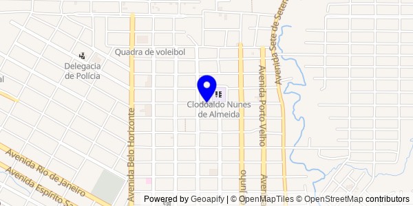 Mapa de Presidente Médici - Nutricionistas