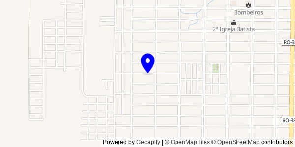 Mapa de Rolim de Moura - Fisioterapeutas