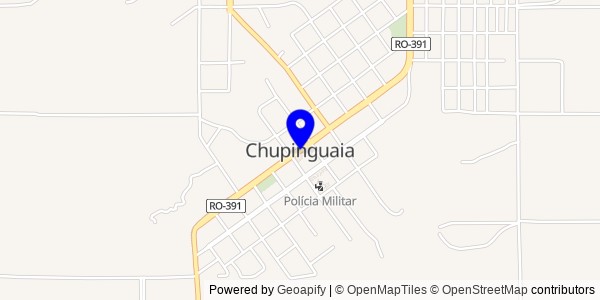 Mapa de Chupinguaia - Nutricionistas