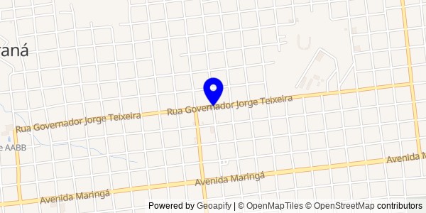 Mapa de Governador Jorge Teixeira - Nutricionistas