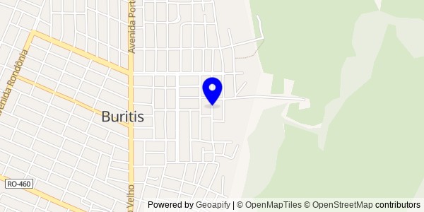 Mapa de Nova União - Nutricionistas