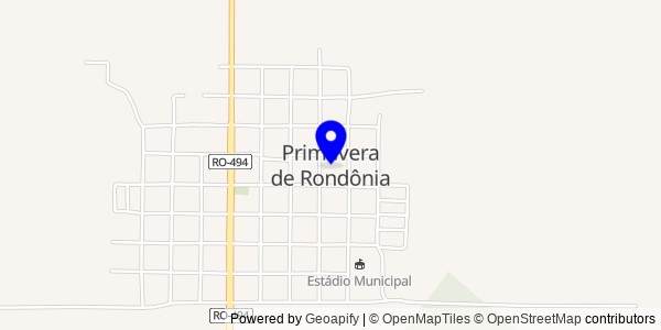 Mapa de Primavera de Rondônia - Nutricionistas