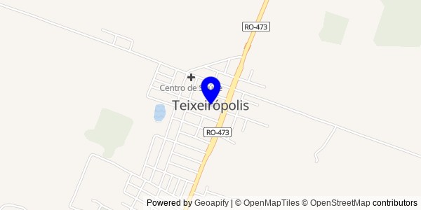 Mapa de Teixeirópolis - Fisioterapeutas