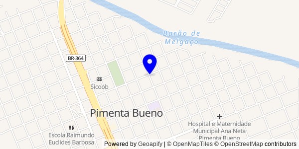 Mapa de Costa Marques - Nutricionistas