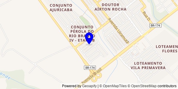 Mapa de Amajari - Nutricionistas