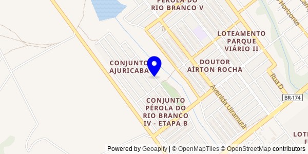 Mapa de Pacaraima - Fisioterapeutas