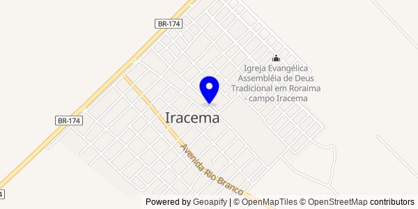 Mapa de Iracema - Nutricionistas