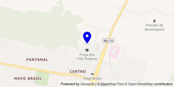 Mapa de Rorainópolis - Fisioterapeutas