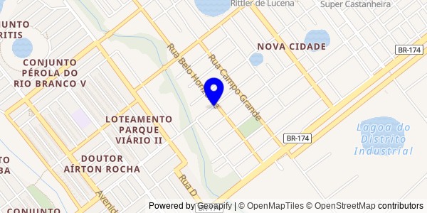 Mapa de São Luiz - Nutricionistas