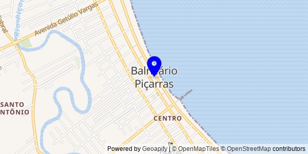 Mapa de Balneário Piçarras - Fisioterapeutas