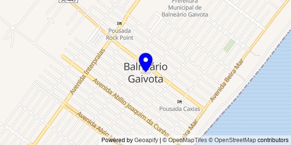 Mapa de Balneário Gaivota - Fisioterapeutas