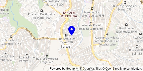 Mapa de Litoral Norte - Fisioterapeutas