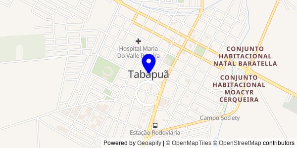 Mapa de Tabapuã - Fisioterapeutas