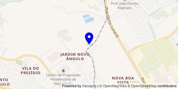 Mapa de Hortolândia - Fisioterapeutas