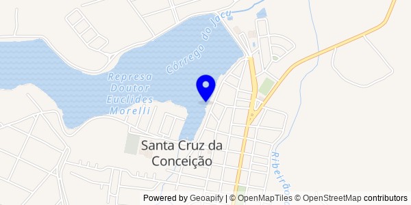 Mapa de Santa Cruz da Conceição - Nutricionistas
