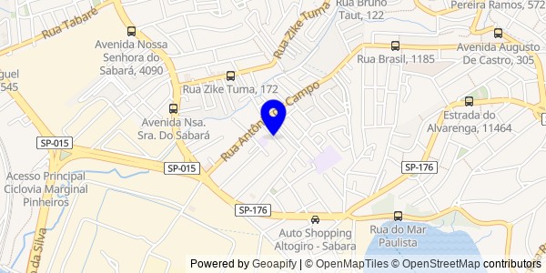 Mapa de Ilhabela - Fisioterapeutas