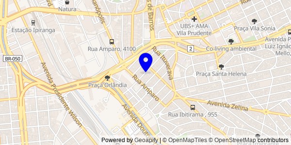 Mapa de Pindamonhangaba - Fisioterapeutas