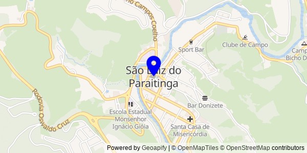 Mapa de São Luiz do Paraitinga - Nutricionistas