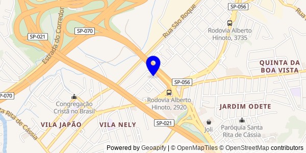 Mapa de Itaquaquecetuba - Nutricionistas