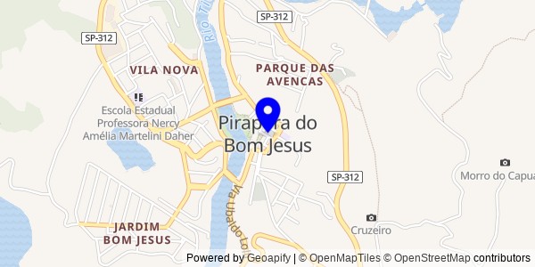 Mapa de Pirapora do Bom Jesus - Fisioterapeutas