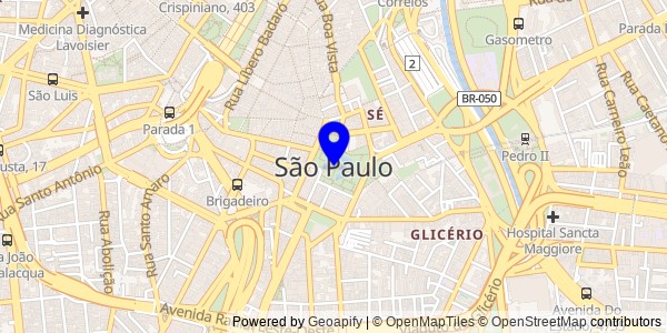 Mapa de São Paulo - Fisioterapeutas