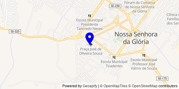 Mapa de Carmópolis - Nutricionistas