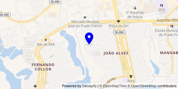 Mapa de Ilha das Flores - Nutricionistas