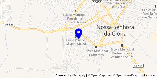 Mapa de Laranjeiras - Fisioterapeutas