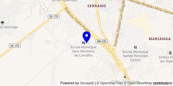 Mapa de Pacatuba - Fisioterapeutas