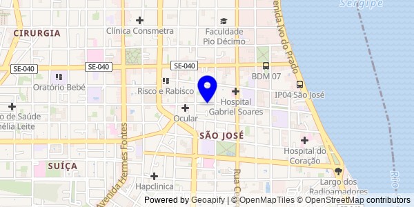 Mapa de Riachuelo - Fisioterapeutas