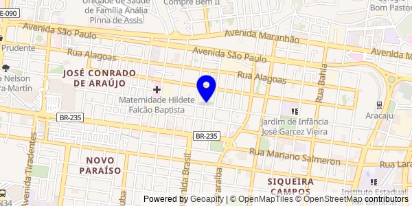 Mapa de Santa Rosa de Lima - Fisioterapeutas