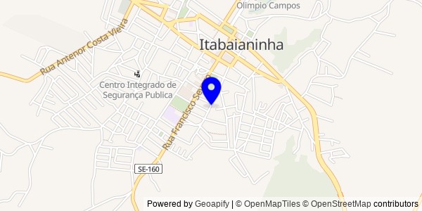 Mapa de Tomar do Geru - Nutricionistas