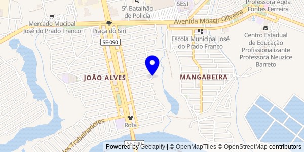 Mapa de Campo do Brito - Nutricionistas