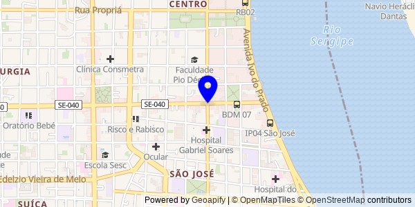 Mapa de Itabaiana - Nutricionistas