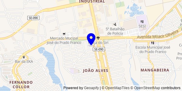 Mapa de Moita Bonita - Nutricionistas