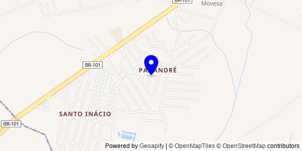 Mapa de Tobias Barreto - Nutricionistas