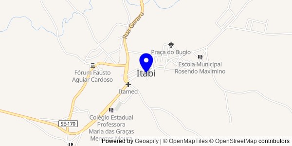 Mapa de Itabi - Fisioterapeutas