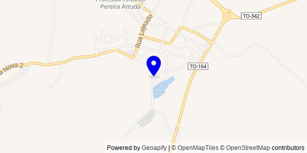 Mapa de Araguacema - Nutricionistas