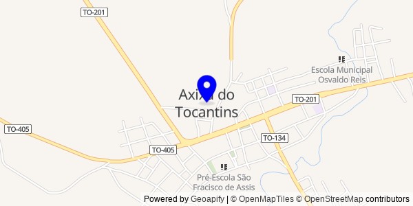Mapa de Axixá do Tocantins - Fisioterapeutas