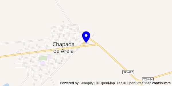 Mapa de Chapada de Areia - Nutricionistas